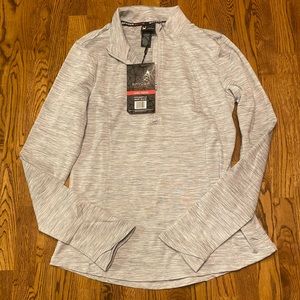 Spyder Active Women’s Athletic Heather Gray Fitted Athleisure Pullover NWT